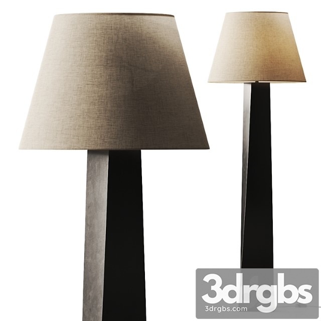 CB2 Beke Bronze Floor Lamp