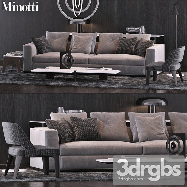 Living Room Set By Minotti