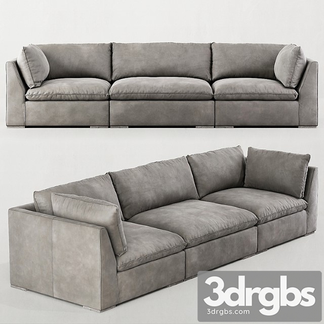 costera modular leather sofa