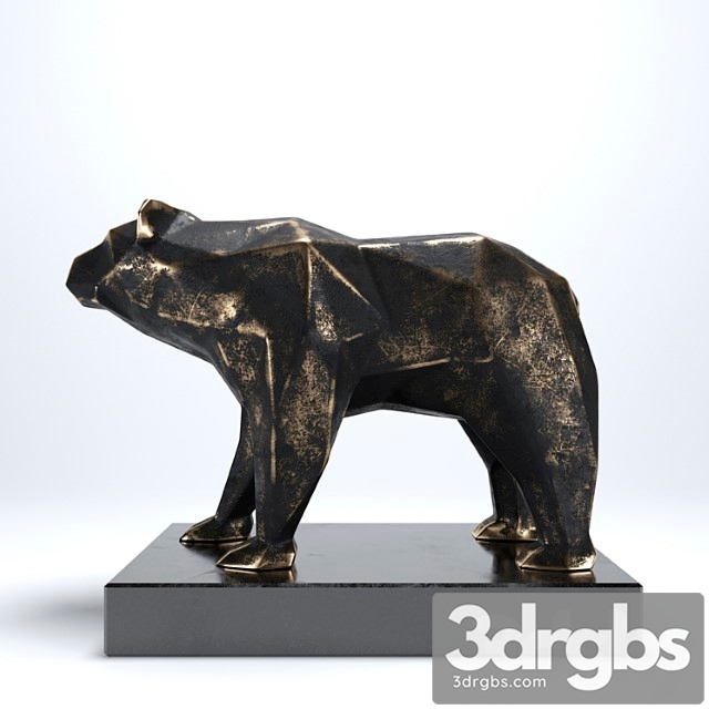 Bear sculpture