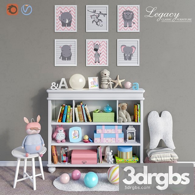 Legacy Classic Furniture Accessories Decor and Toys Set 1