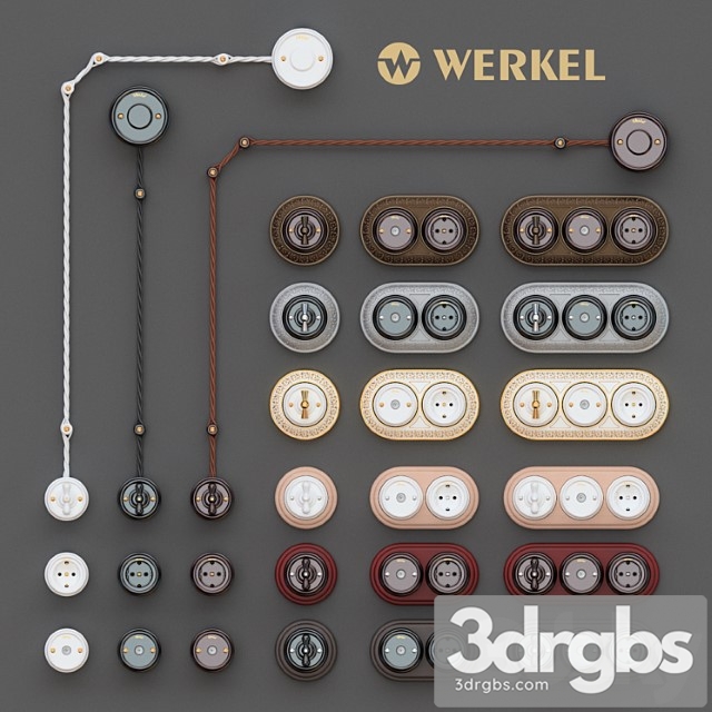 Switches and sockets werkel retro