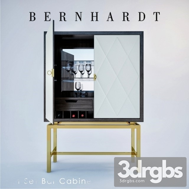 Bernhardt Jet Set Bar Cabinet