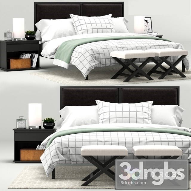 Crate Barrel Oliver Bed