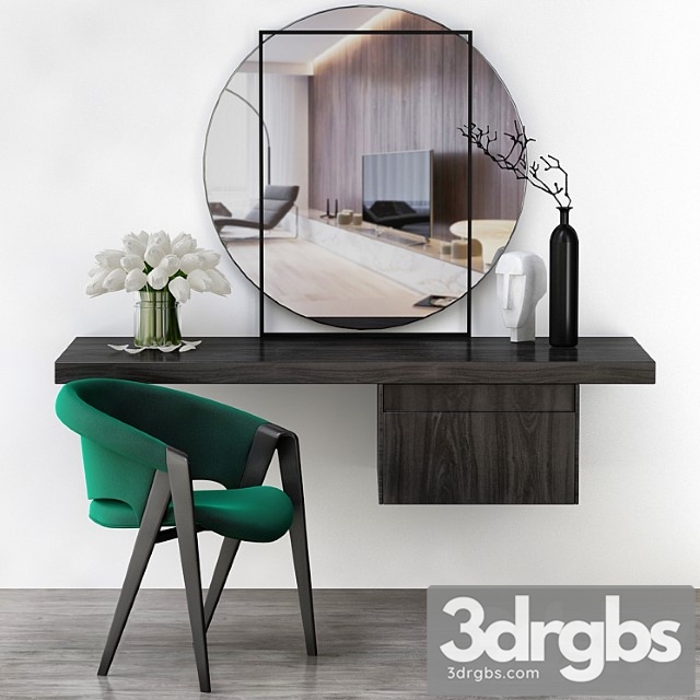 Toilet table - minotti (low poly) 2