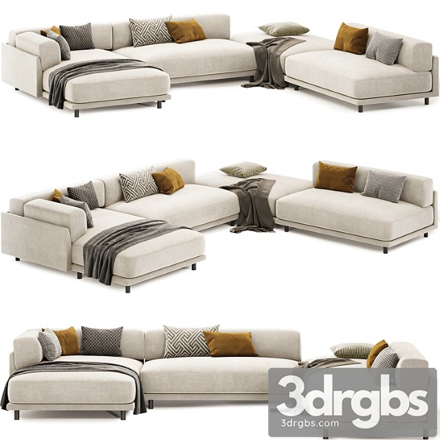 Sunday J Sectional Sofa With Chaise 1