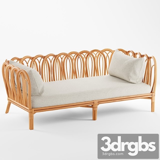 Melody Rattan Daybed