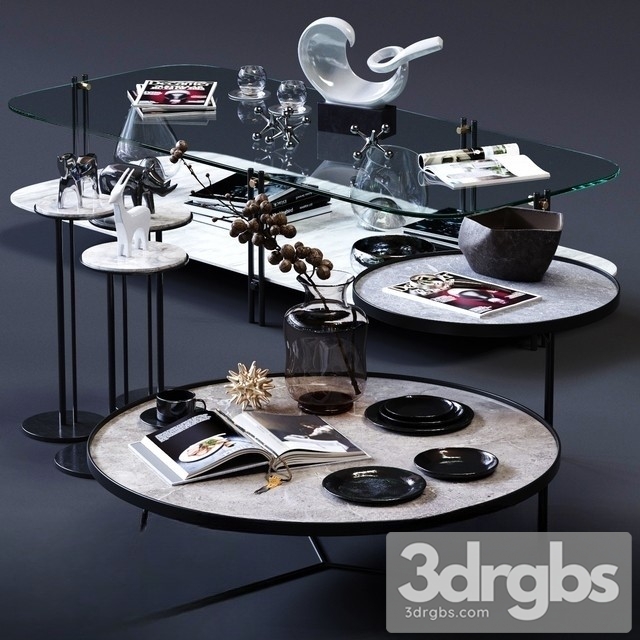 Cattelan Italia Coffee Tables Set 02