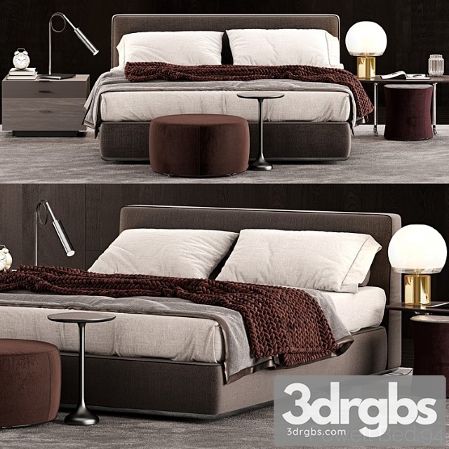 Minotti powell bed.94 2