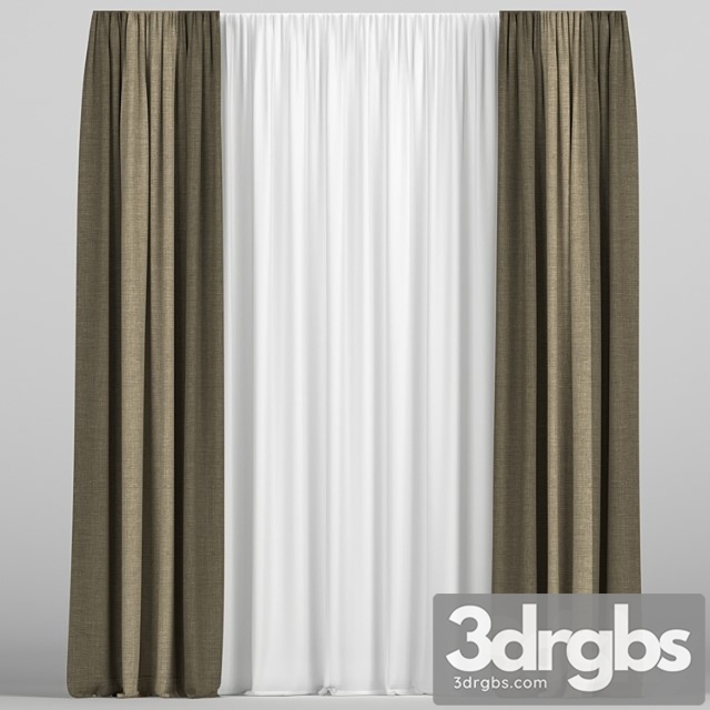 Curtains With Tulle 105