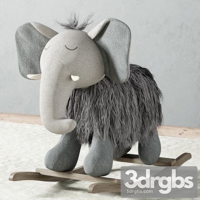 Plush Rocking Elephant