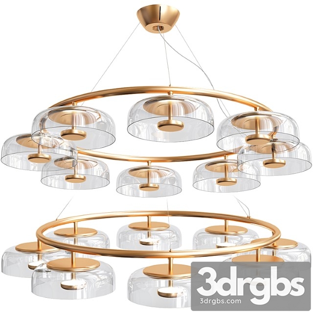 Nuura Blossi 8 Pendant Nordic Gold