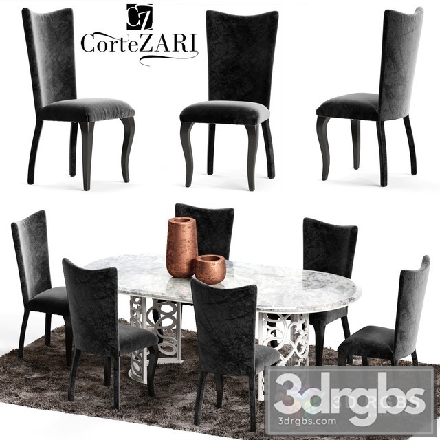 Corle Zari Table and Chair