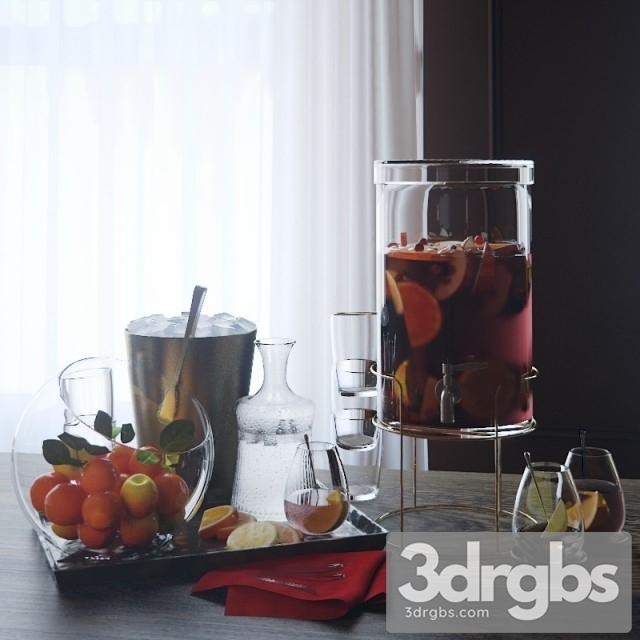 Glass Drink Dispenser Crate and Barrel