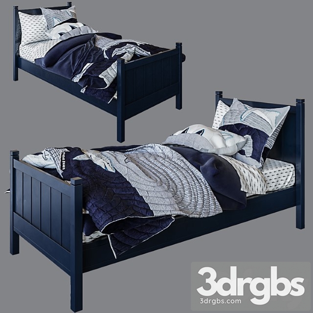 Camp Single Bed Navy