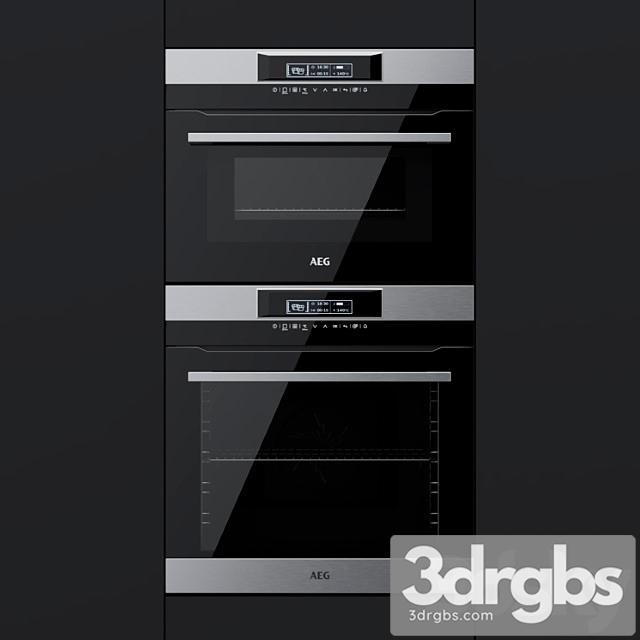 Aeg - an oven bpr742320m and a compact oven kmr761000m 2