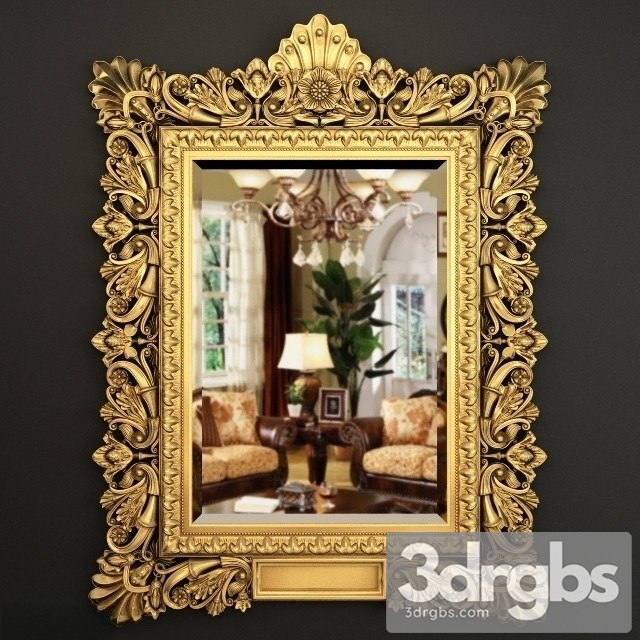 Richly Carved Gilt Frame