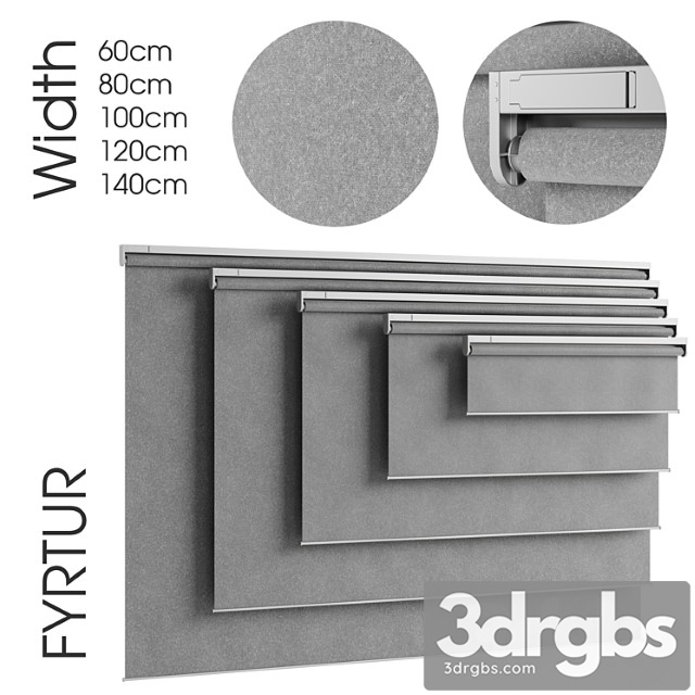 Fyrtur ikea block-out roller blind