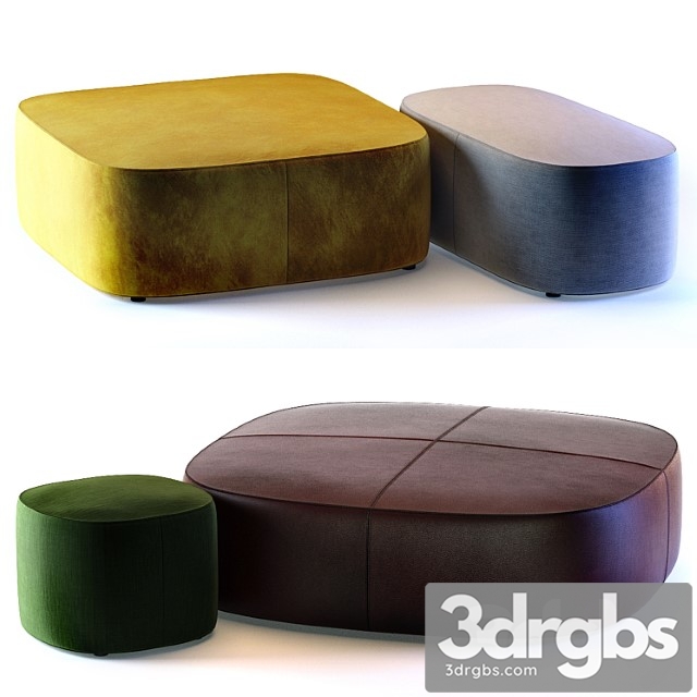 Molteni & c domino next poufs 2