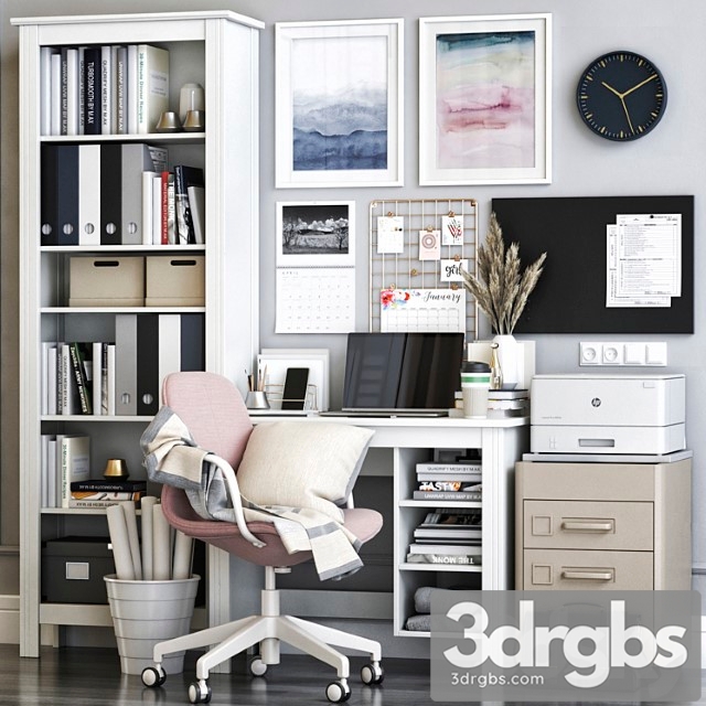 IKEA Brusali Office Workplace With Langfiall Chair