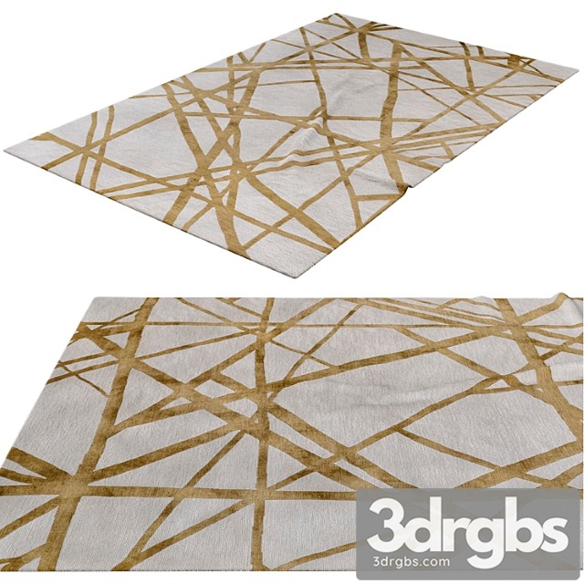 Channels copper rug by kelly wearstler - the rug company