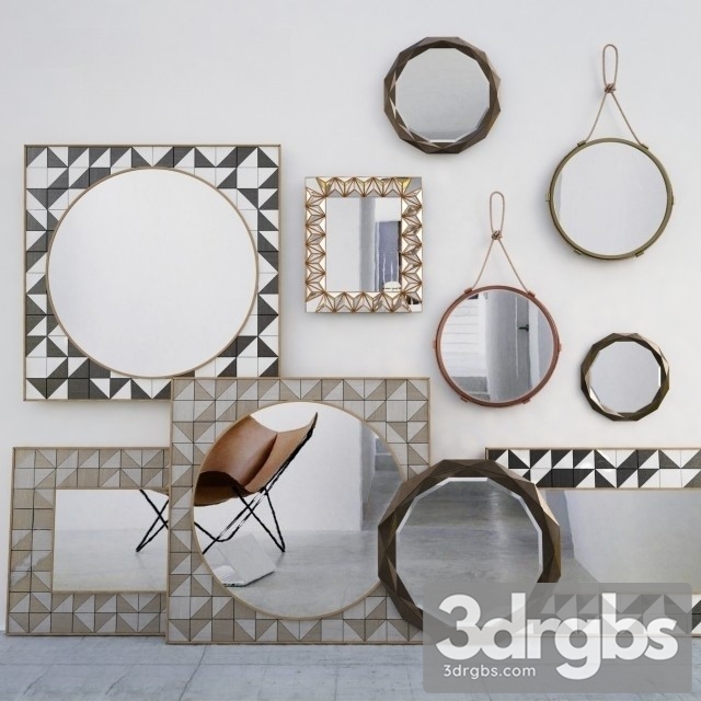 Anthropollogie Mirrors Set