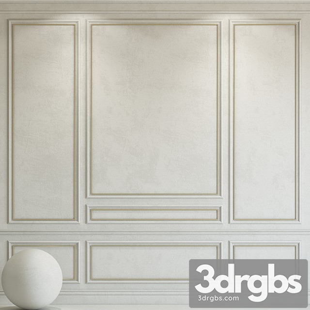 Decorative plaster with molding 96