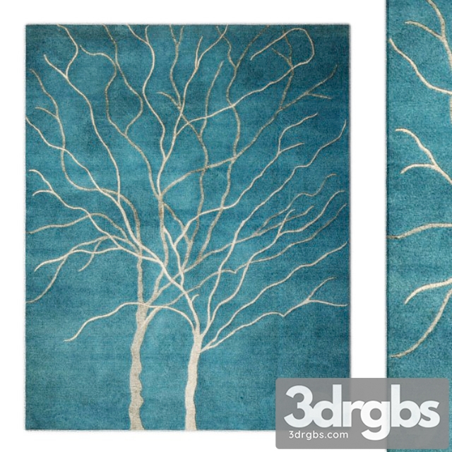 Double arbre de vie rug