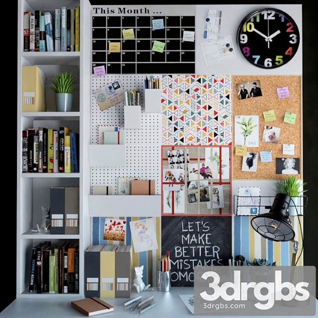 Decorative set for your desktop