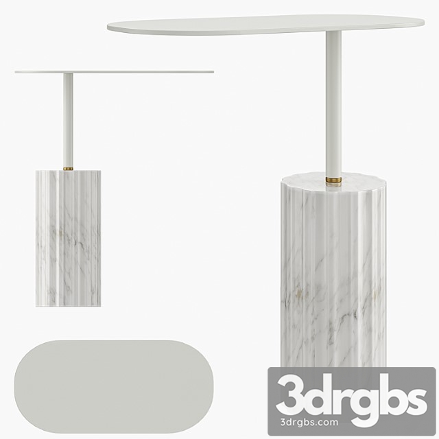 Column Side Table by Aparentment