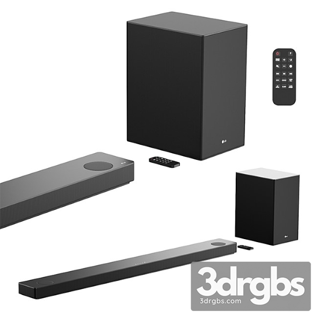 Lg 5.1.2 ch high res audio sound bar w- meridian technology