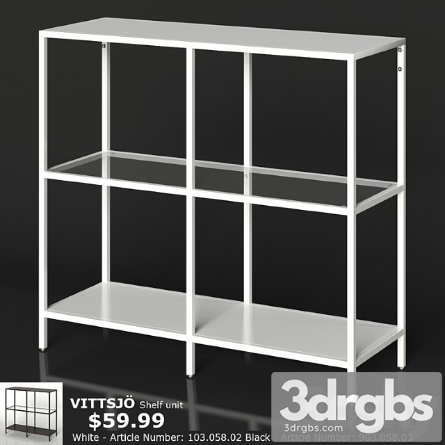 Ikea vittsjo shelf unit 2