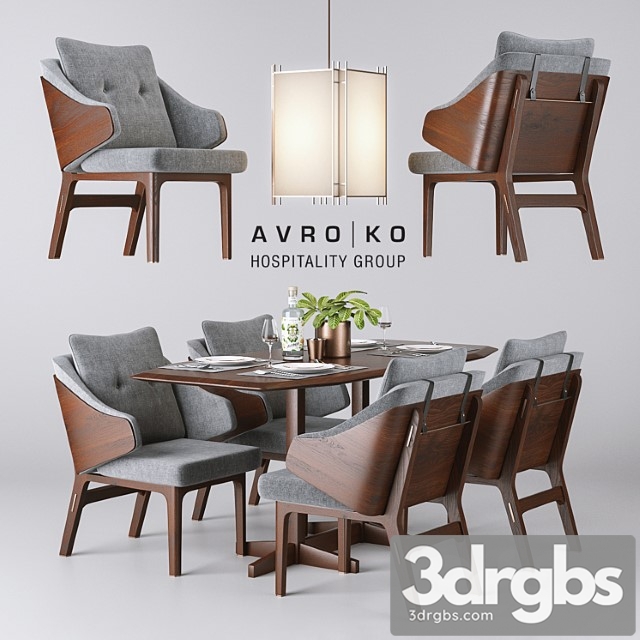 Single thread table and chair - avroko 2