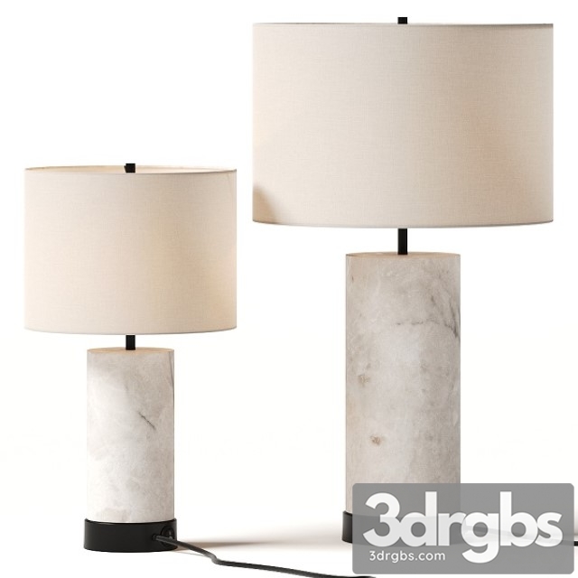 Pottery Barn Windham Alabaster Table Lamps