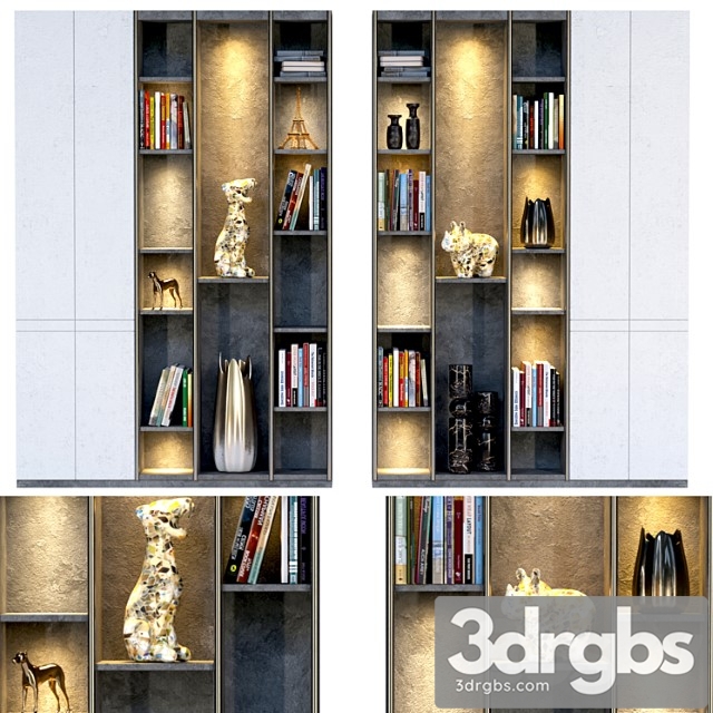 Wardrobe with decor