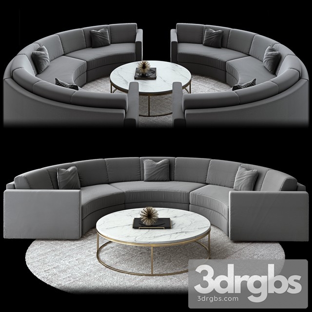 Curve Sofa Coffe Table