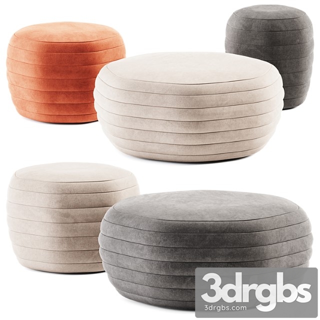 Galeata Round Pouf By Paola Zani Puf