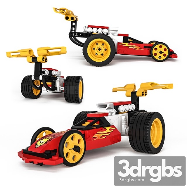 Toy Lego Racers Action Wheelie