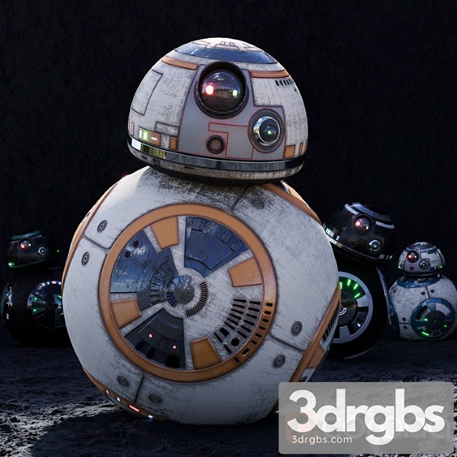 Toy Bb8 Highpoly Hd Starwarsdroid