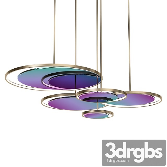 Suspebded Luminaires In Disc Shape