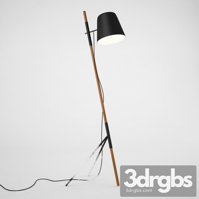 Artdelight Sleek Floor Lamp