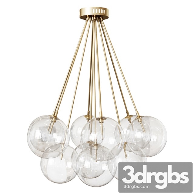 Eichholtz chandelier ceiling lamp molecule light fixture