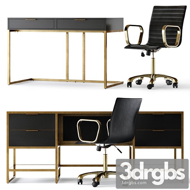 Crate and barrel oxford home office 2