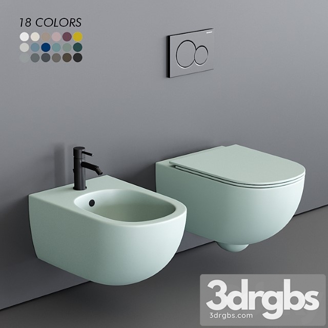 Nic design pin wall-hung wc