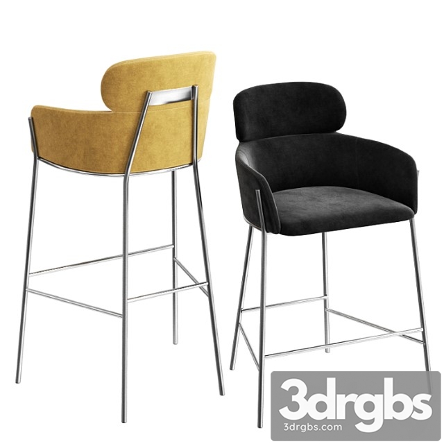 Cb2 azalea bar stools & counter stool 2