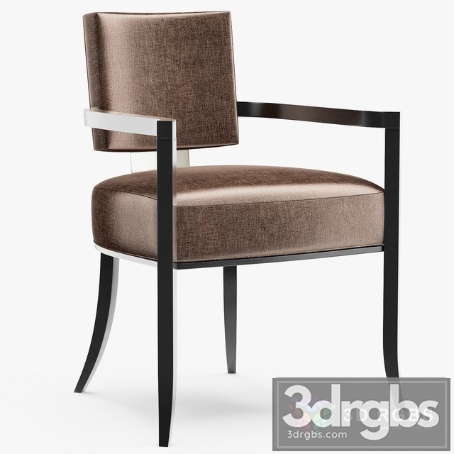 Caracole Classic Sateen Upholstered Dining Chair