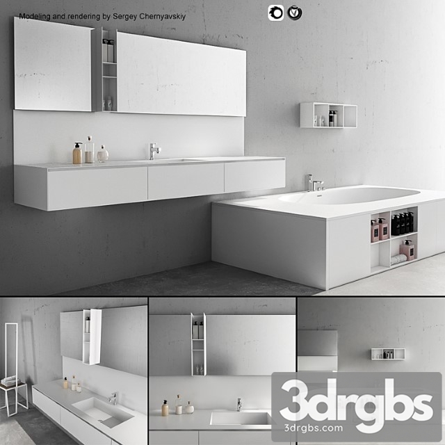 Bathroom Furniture Set Arcom Escape 2