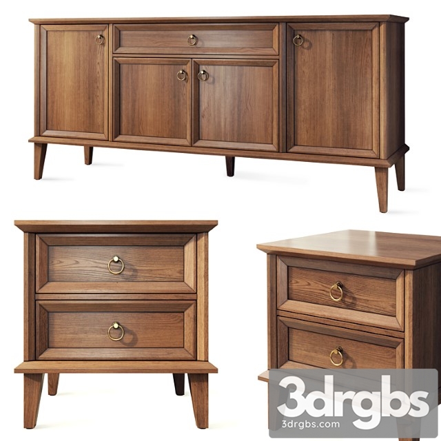 Chest of drawers and bedside table palermo. nightstand, sideboard by dogta sh