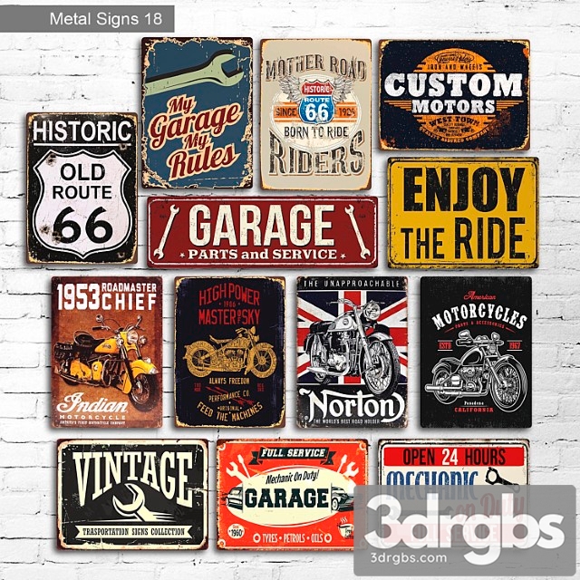 Metal signs 18