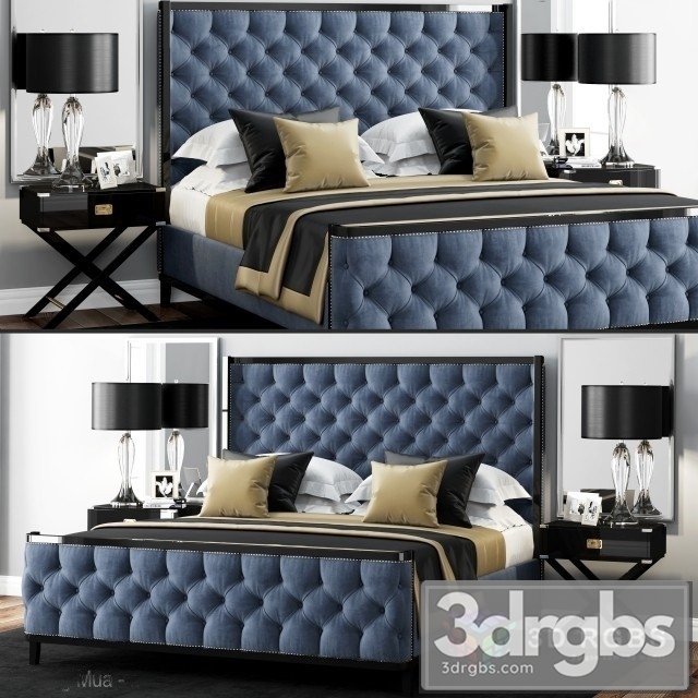 Luxeo USA Kensington Queen Tufted Bed